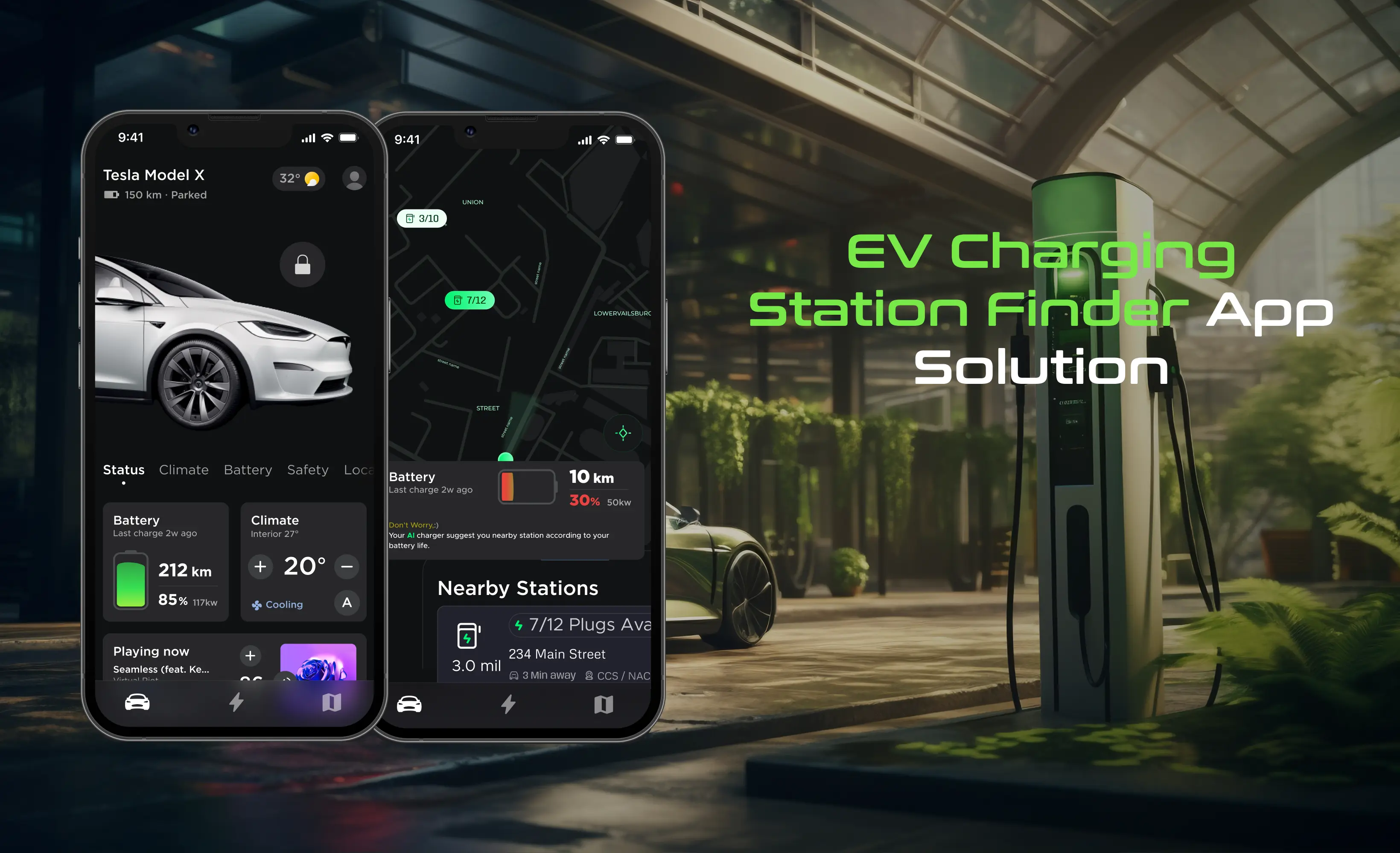 EV Charging Station Finder App Solution